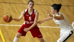 Anna Pietrzak (z piłką) Fot. Andrzej Grygiel