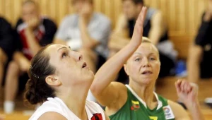 Ewelina Kobryn i Litwinka Mante Kvederaviciute fot: Andrzej Grygiel
