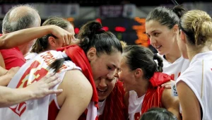 Reprezentantki Czarnogóry na razie są niepokonane/fot. Andrzej Grygiel