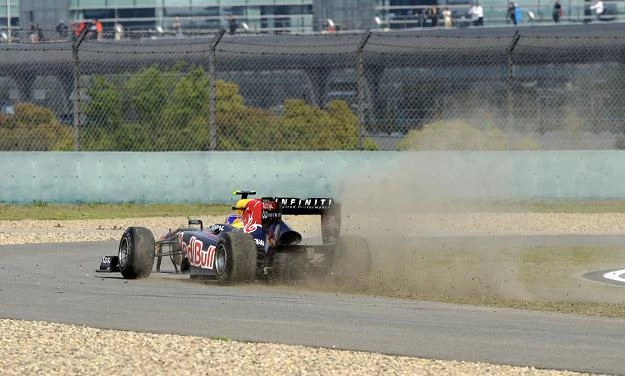 Mark Webber w bolidzie Red Bull-Renault Mark Webber w bolidzie Red Bull-Renault