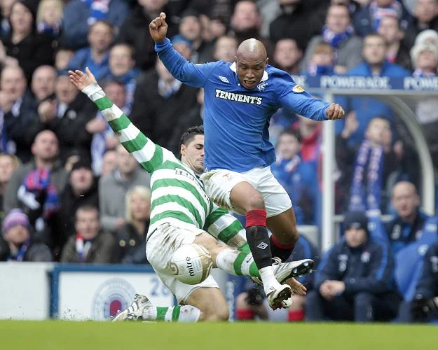 El-Hadji Diouf w barwach Glasgow Rangers