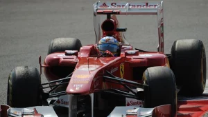 Fernando Alonso w bolidzie Ferrari