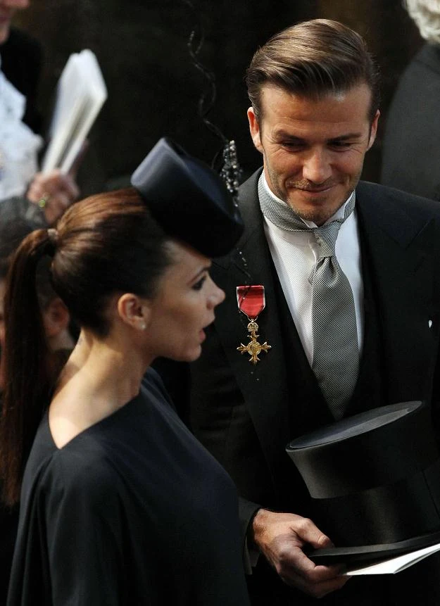 David Beckham z żoną Victorią David Beckham z żoną Victorią