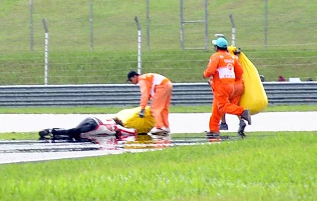 Marco Simoncelli zginął na torze w Malezji Marco Simoncelli zginął na torze w Malezji
