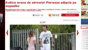 Dziennik "Fakt" zamieścił pierwsze zdjęcia Roberta Kubicy po wypadku. Miało to miejsce w czerwcu