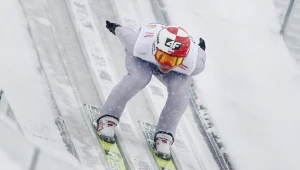 Kamil Stoch na skoczni w Garmisch-Partenkirchen