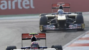 Jaime Alguersuari przed Sebastienem Buemim