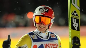Kamil Stoch podczas Pucharu Świata w Zakopanem fot: Grzegorz Momot