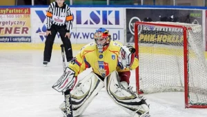 Czy hokeiści Podhala (tu: Tomasz Rajski) wyjdą obronną ręką z kryzysu? fot: Tadeusz Bącal