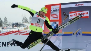 Devon Kershaw świętuje zwycięstwo w Rybińsku