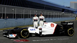 C31 - bolid teamu Sauber na sezon 2012 Formuły 1