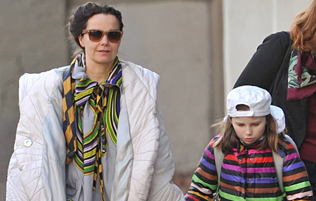 Björk z córką Björk z córką