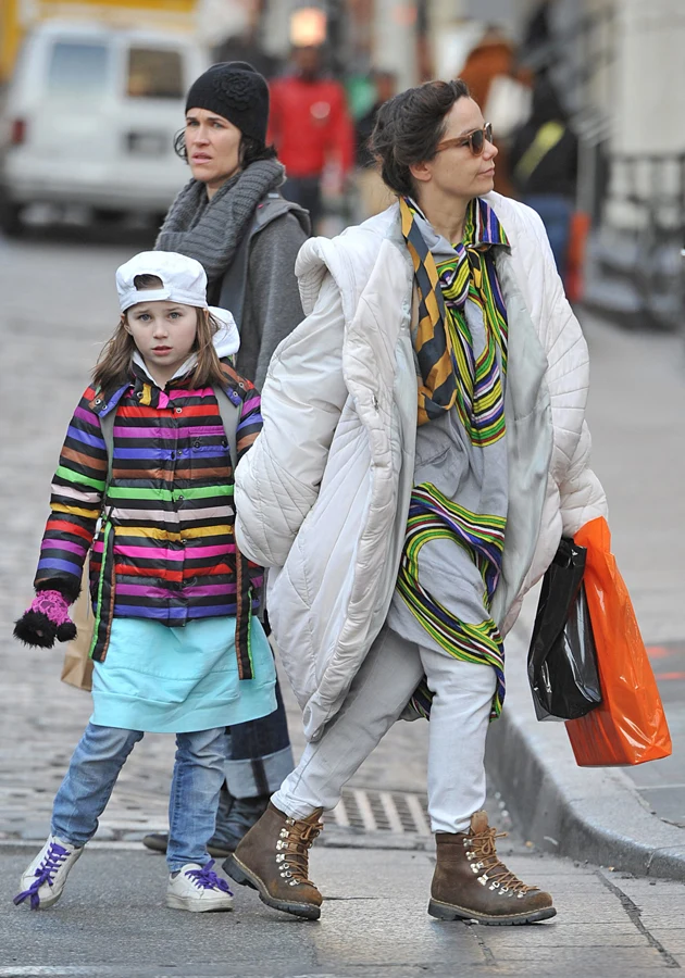 Björk z córką Björk z córką