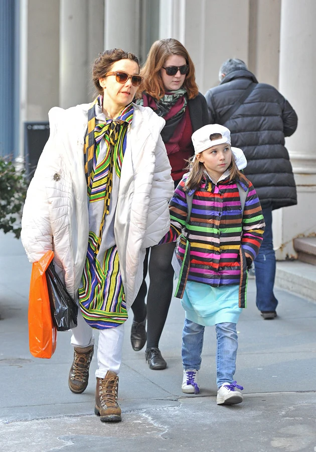 Björk z córką Björk z córką