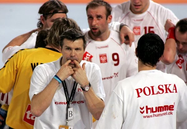 Bogdan Wenta z drużyną