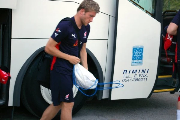 Polscy piłkarze w środowy wieczór zagrają o eliminacyjne punkty z San Marino. Fot. Grzegorz Wojtowicz.