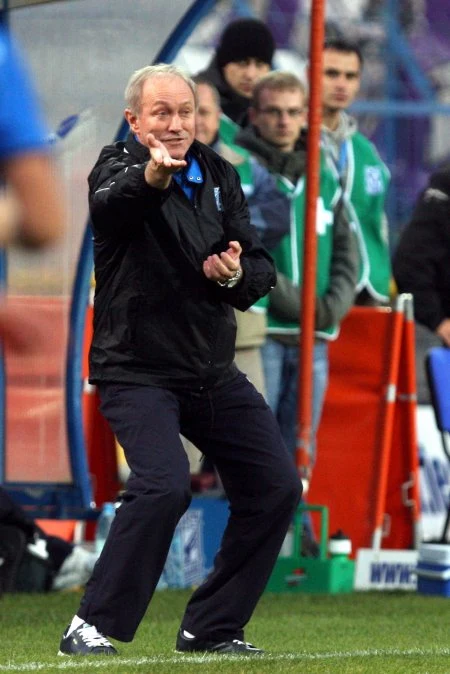 Piłkarze Lecha Poznań pokonali po dogrywce Austrię Wiedeń 4:2 w rewanżowym meczu pierwszej rundy Pucharu UEFA. Lechici awansowali do fazy grupowej. Fot. Adam Ciereszko.