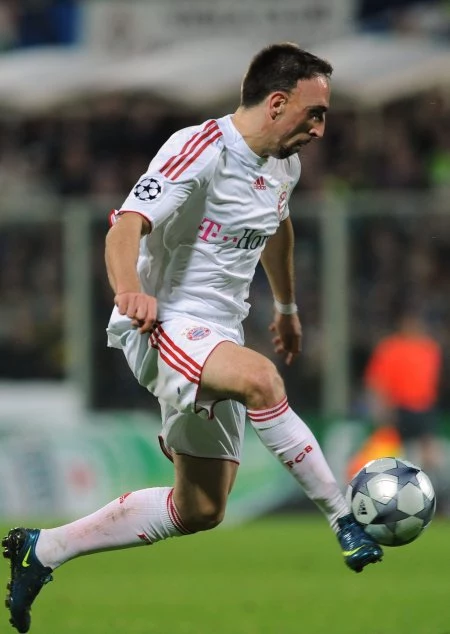 Franck Ribery z Bayernu Monachium. Franck Ribery z Bayernu Monachium.