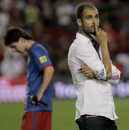 Podopieczni Josepa Guardioli ulegli na Camp Nou 0:1 Manchesterowi City.