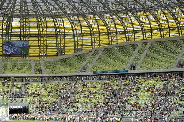 Ponad 80 tysięcy osób odwiedziło w ramach dnia otwartego stadion PGE Arena w Gdańsku Fot. Adam Warżawa