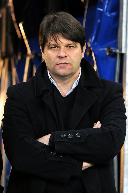 Trener Widzewa Radosław Mroczkowski.