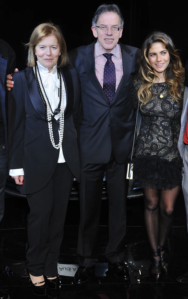 Weronika Rosati z rodzicami