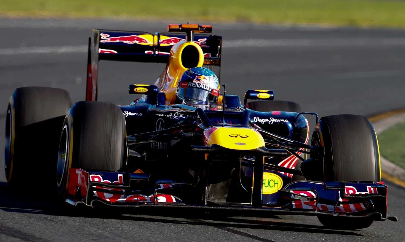 Sebastian Vettel w bolidzie