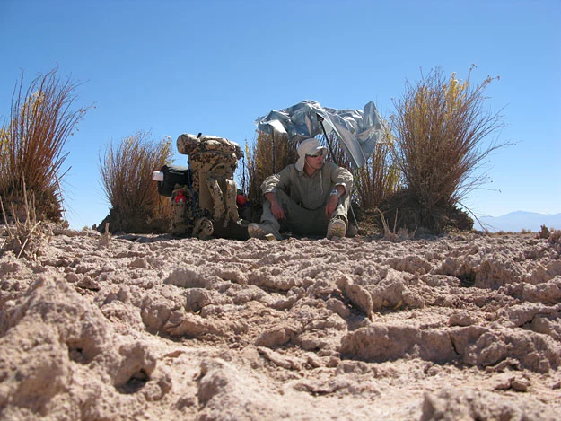 Samotna wędrówka przez Atacamę. Chile, 2008 r. /fot. archiwum A. Muszyńskiego