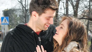 Nicole (Maria Niklińska) i Mikołaj (Krzysztof Wieszczek)