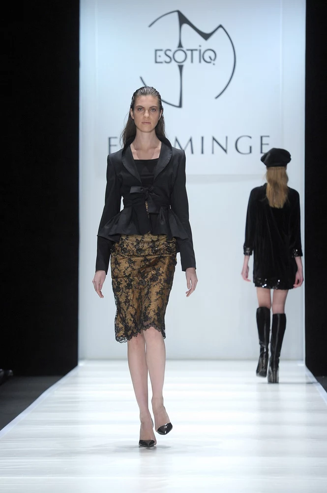 Pokaz Ewy Minge podczas Mercedes Benz Fashion Week Russia