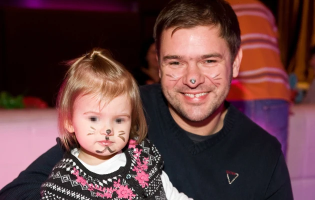 Tomasz Karolak z córką Leną Tomasz Karolak z córką Leną