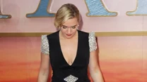 Kate Winslet w sukni projektu Jenny Packham podczas premiery filmu "Titanic 3D" w Londynie 