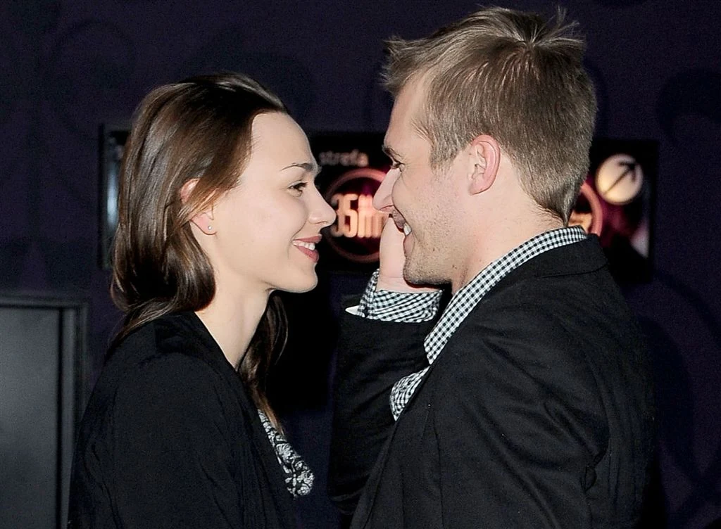 Tomasz Ciachorowski z wybranką serca Tomasz Ciachorowski z wybranką serca