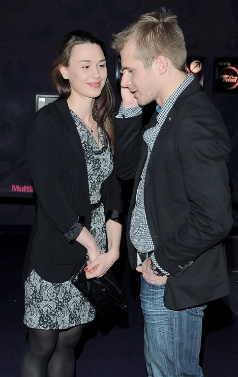 Tomasz Ciachorowski z wybranką serca Tomasz Ciachorowski z wybranką serca