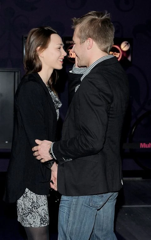 Tomasz Ciachorowski z wybranką serca Tomasz Ciachorowski z wybranką serca