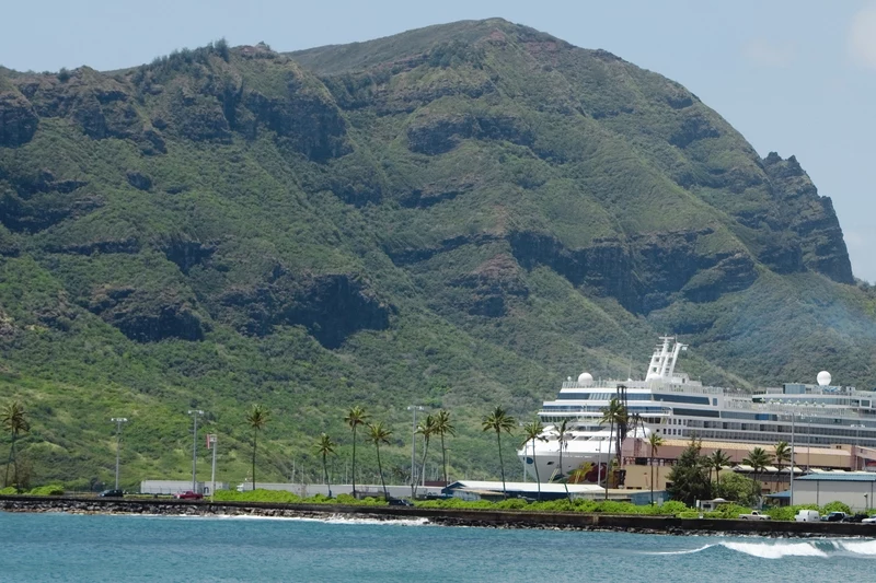 Brzeg wyspy Kauai