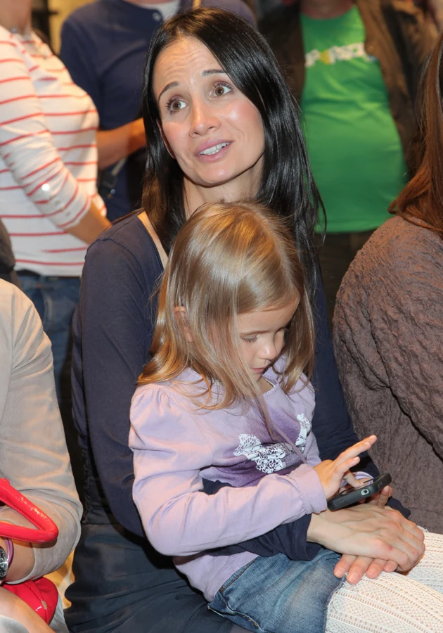 Violetta Kołakowska z córką Leną Violetta Kołakowska z córką Leną