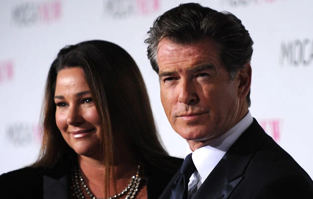 Pierce Brosnan z żoną