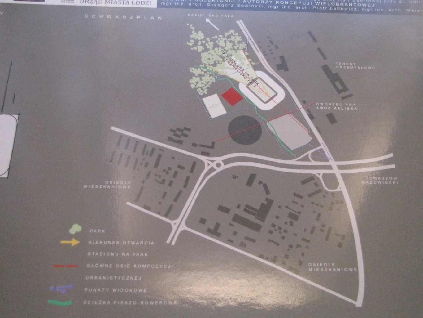 Projekt stadionu w Łodzi