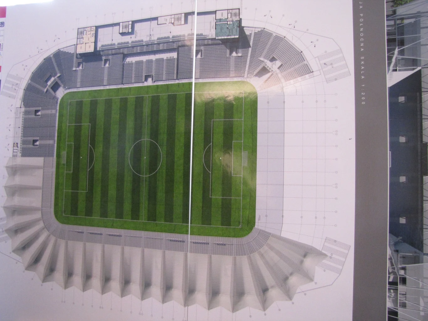 Projekt stadionu w Łodzi