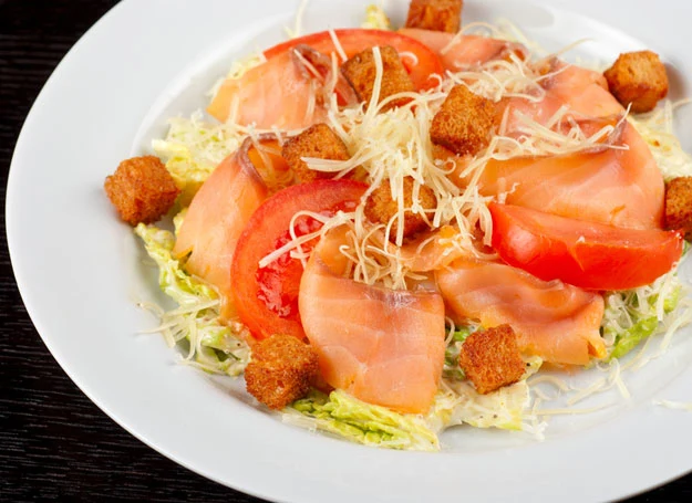 Sałatka z łososiem Sałatka z łososiem