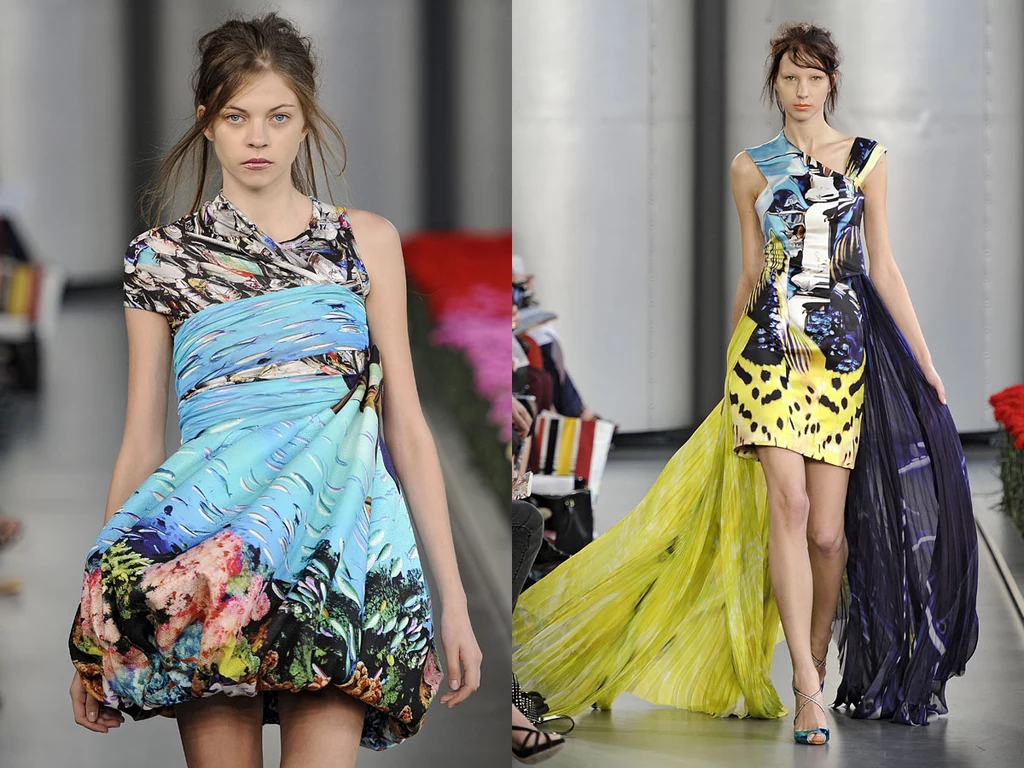 Pokaz Mary Katrantzou na wiosnę-lato 2012