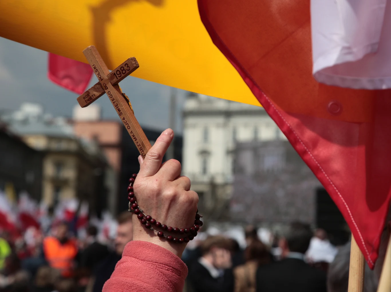 Uczestnicy Marszu w Obronie Wolnych Mediów