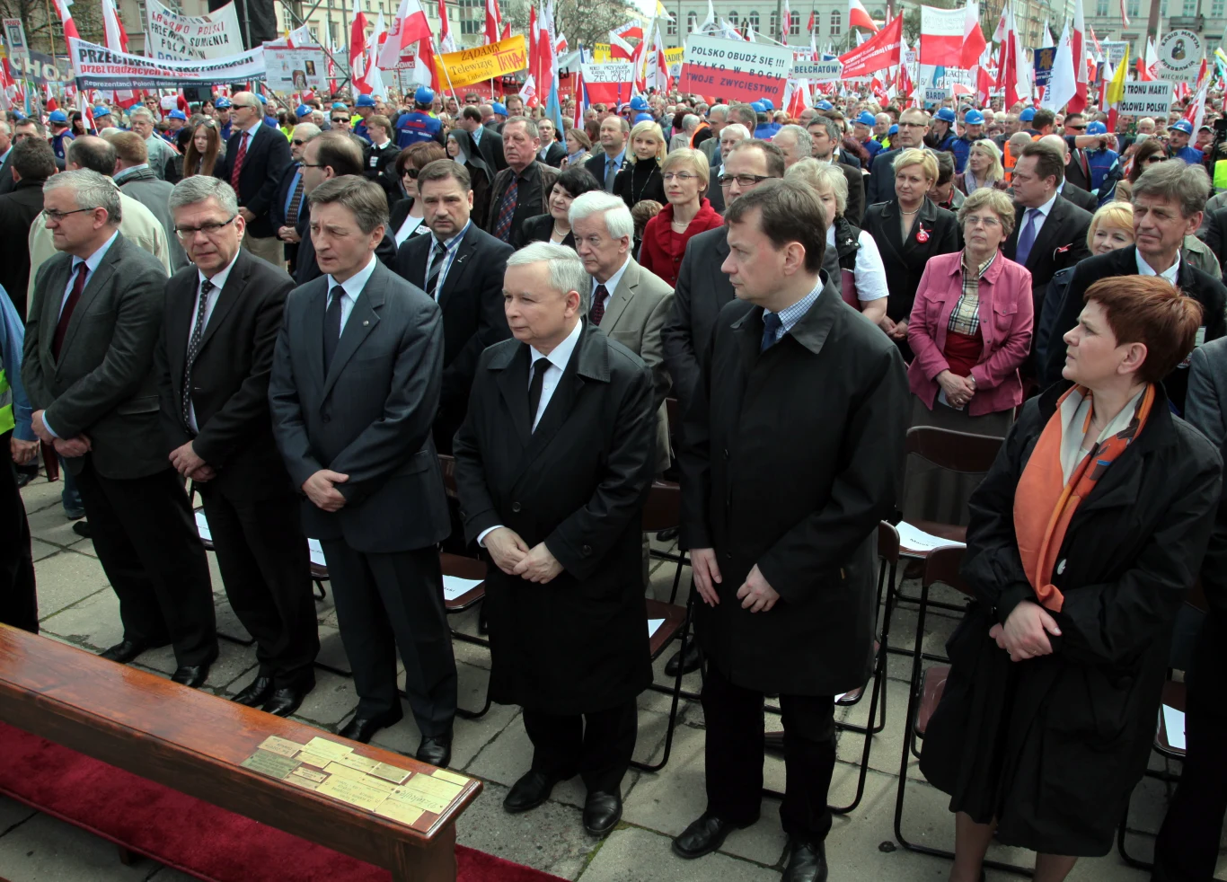 Uczestnicy Marszu w Obronie Wolnych Mediów