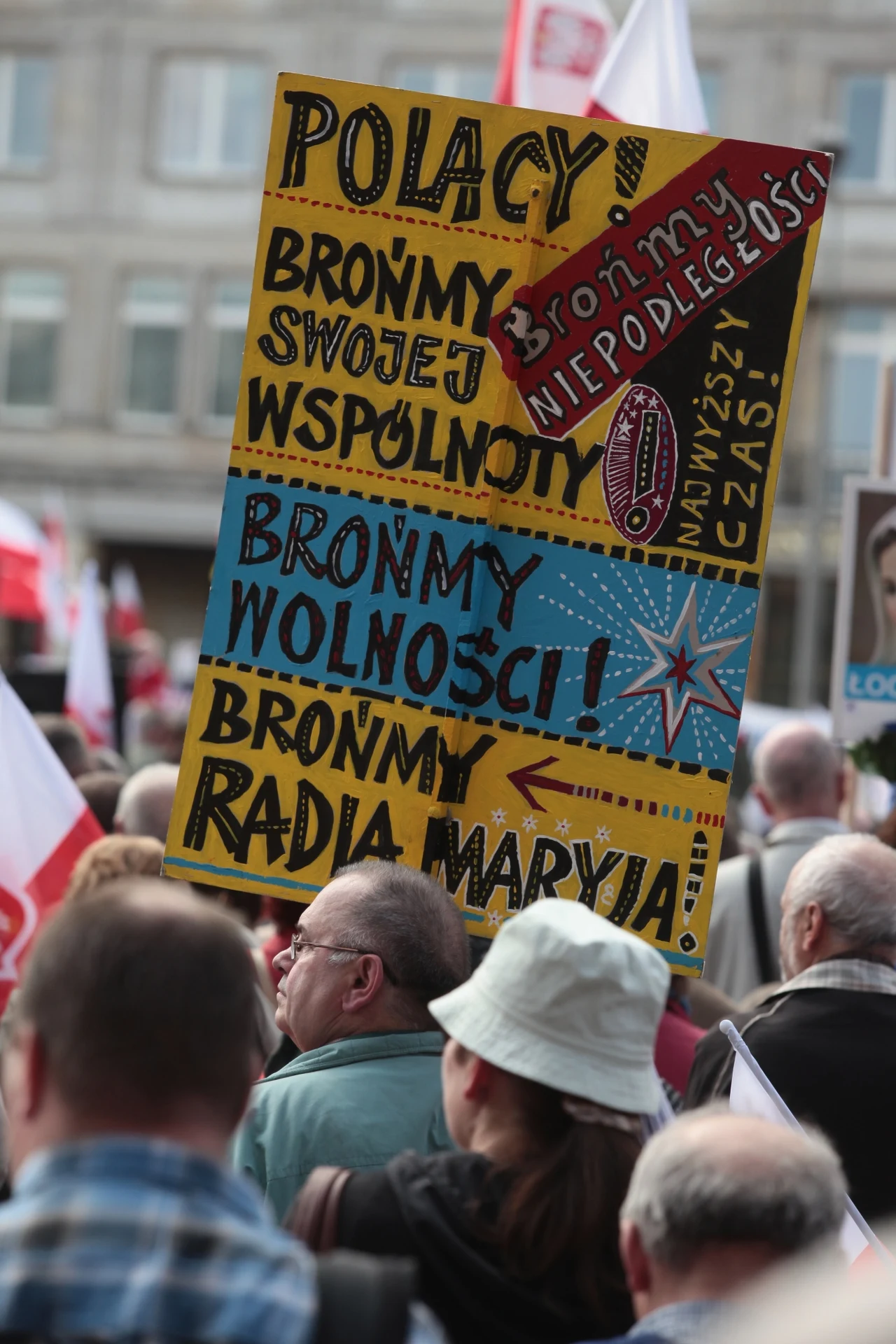 Uczestnicy Marszu w Obronie Wolnych Mediów