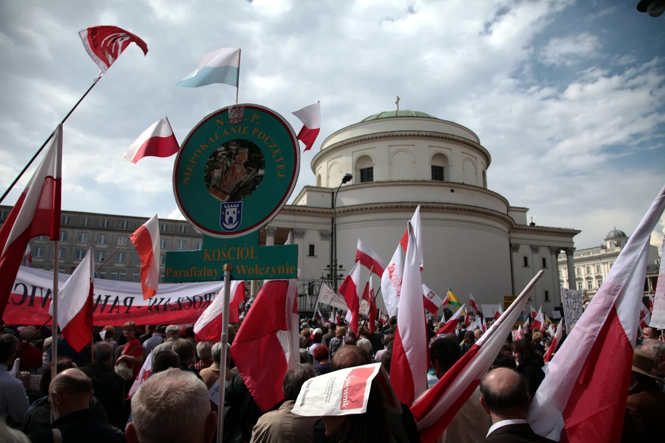 Uczestnicy Marszu w Obronie Wolnych Mediów