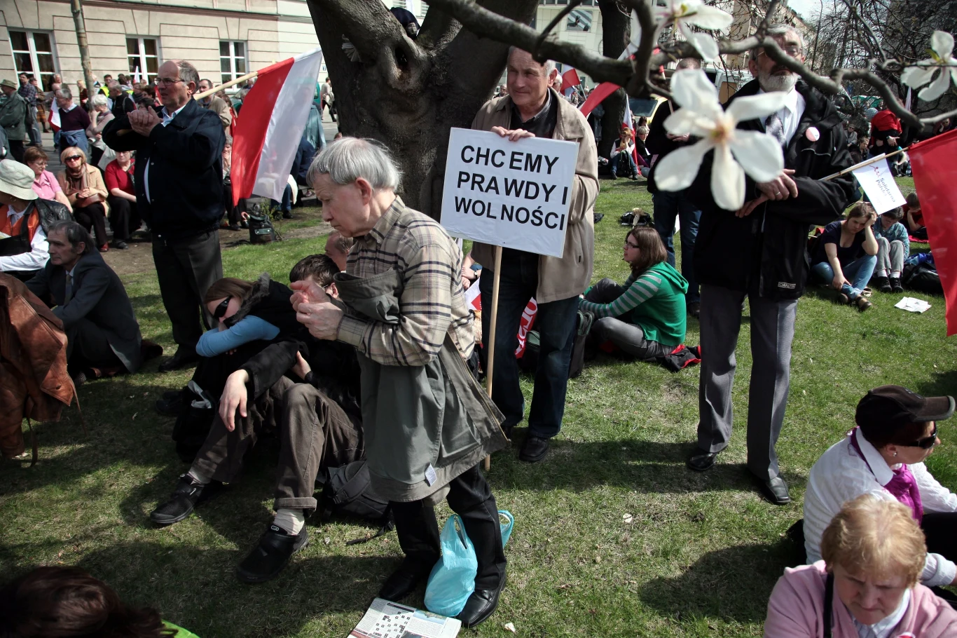 Uczestnicy Marszu w Obronie Wolnych Mediów