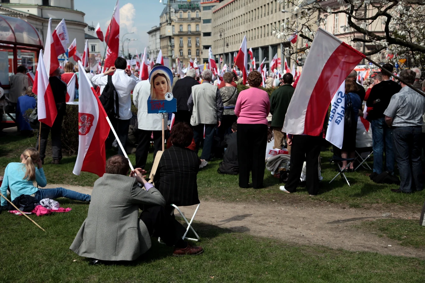 Uczestnicy Marszu w Obronie Wolnych Mediów