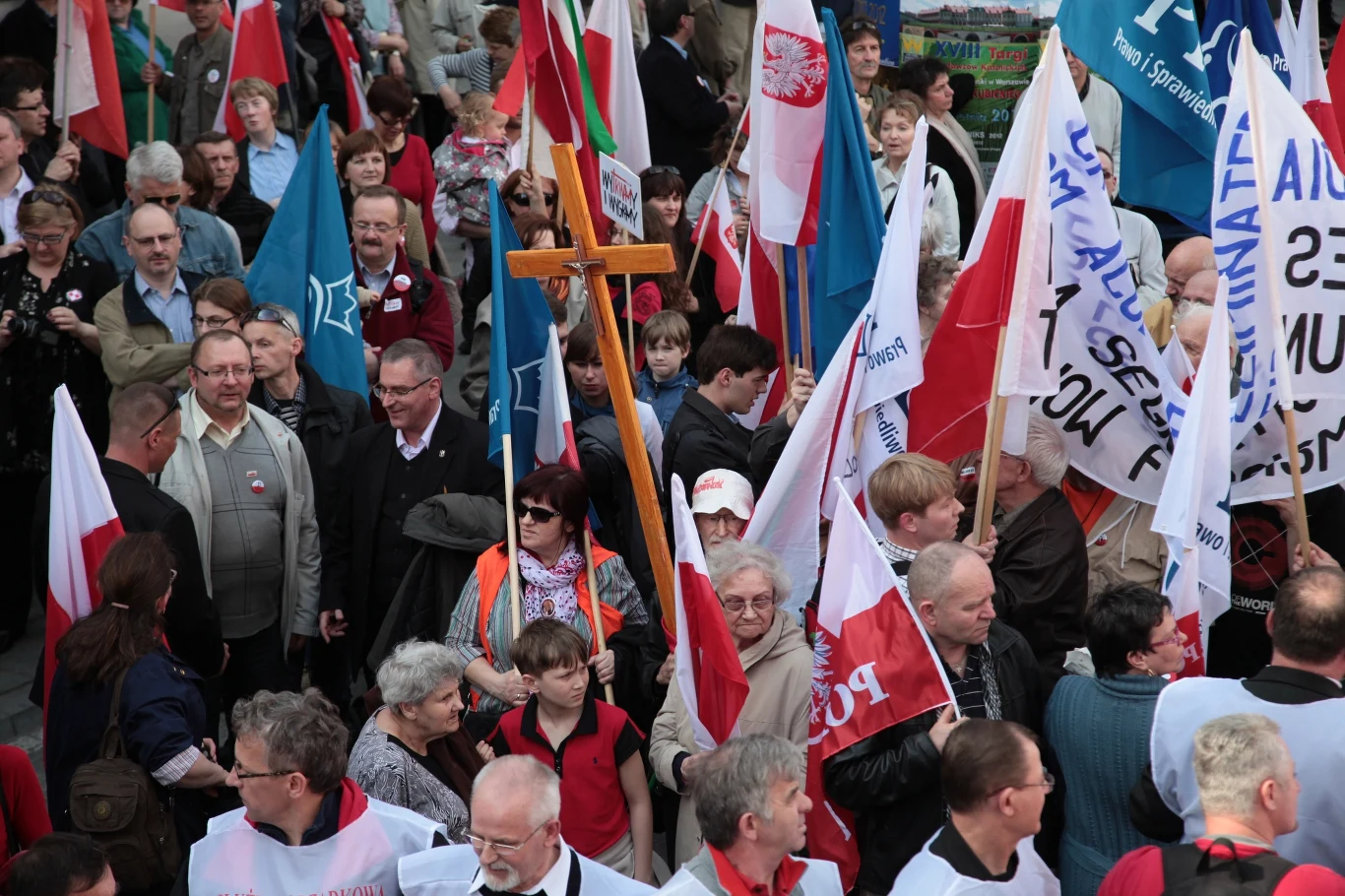 Uczestnicy Marszu w Obronie Wolnych Mediów