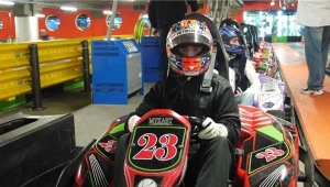 Robert Kubica za kierownicą gokarta zbliżył się do rekordu toru